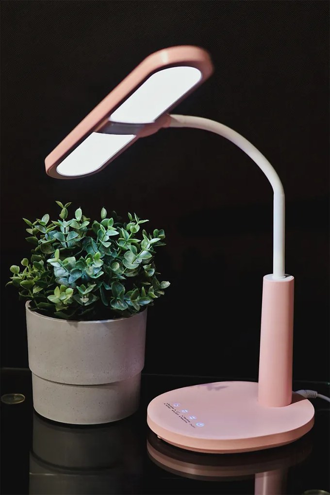 KAJA K-BL1521 RÓŻOWY MILO Rózsaszín Színű Asztali Lámpa 10W LED 530Lm 3000–5700K IP20