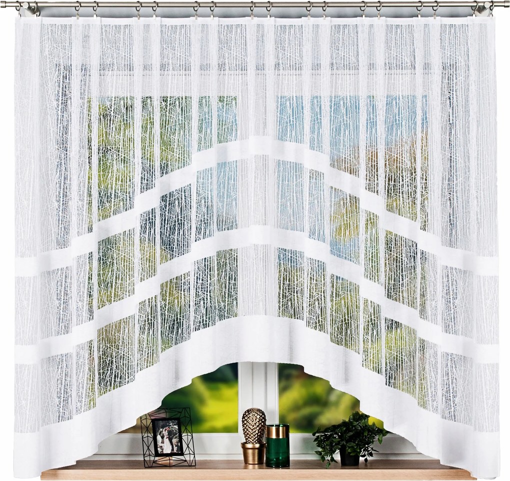 Viktória Jacquard függöny 310x160cm méret (kész) íves