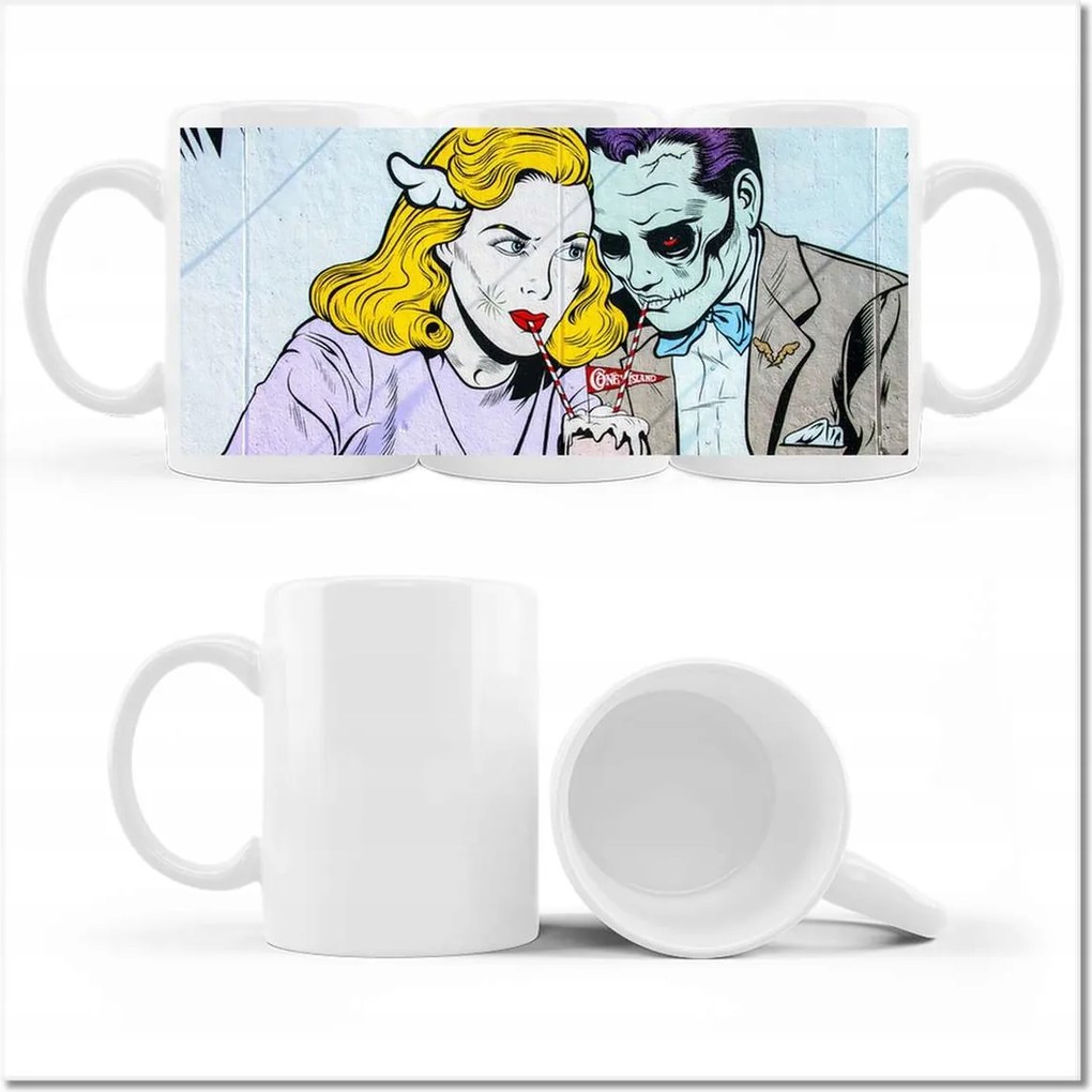 Graffiti fényképes bögre Utcaművészet