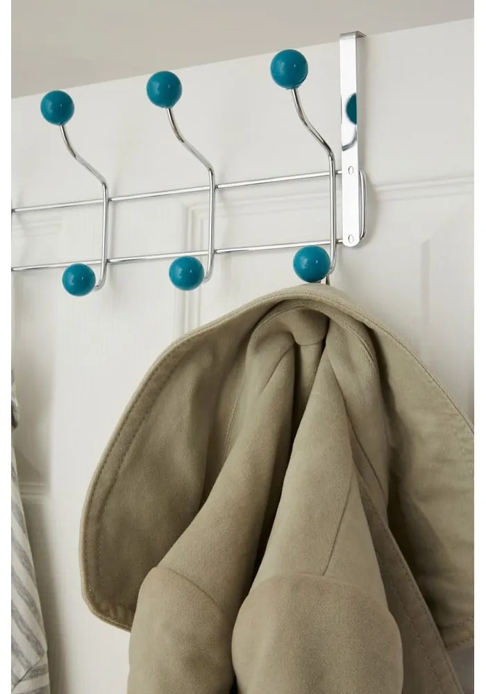 Mentazöld-ezüstszínű fém ajtófogas 41 cm – Premier Housewares