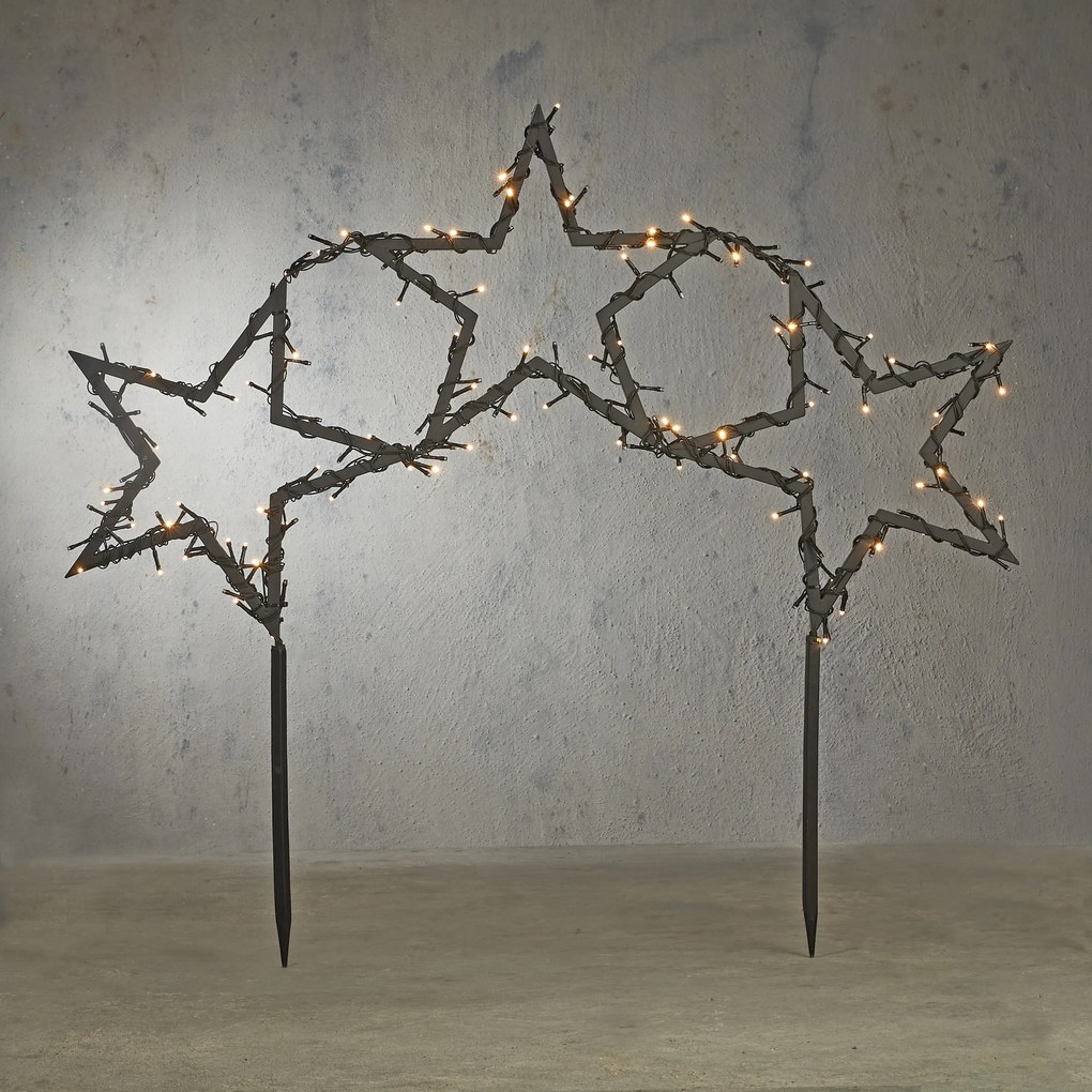 Karácsonyi reflektorfény csillagok LED-del, 8 beállítással és időzítővel - Rudolph