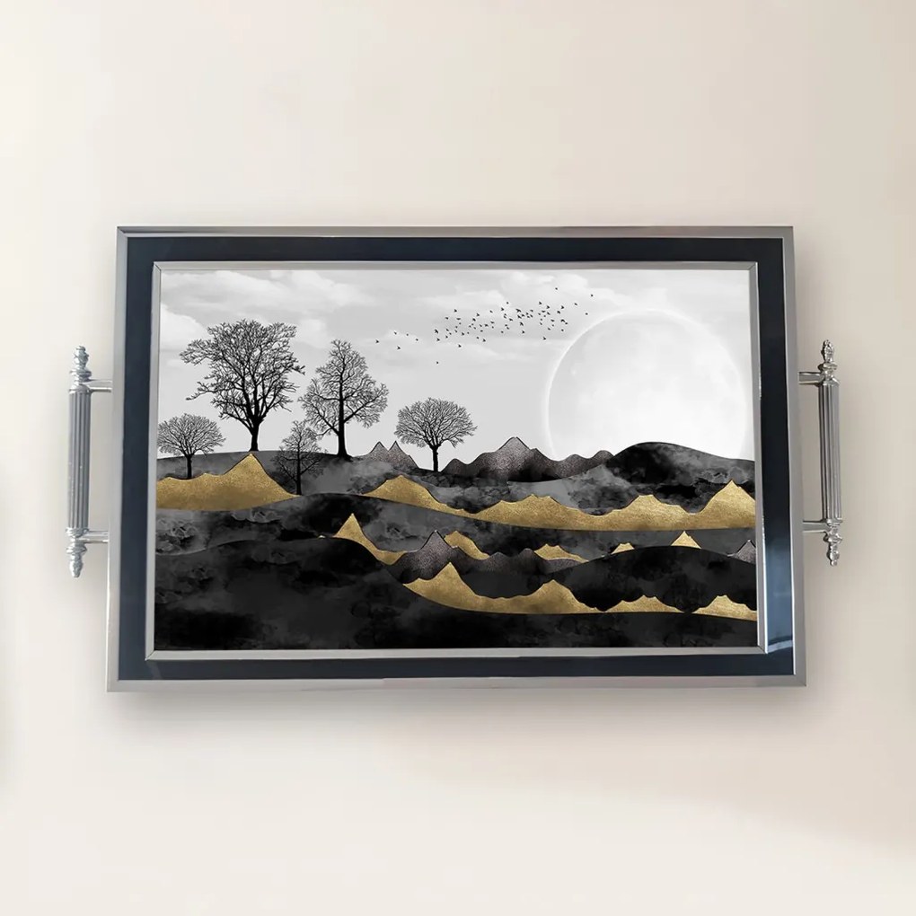 Üveg tálca, 38×24 cm – TPG9827