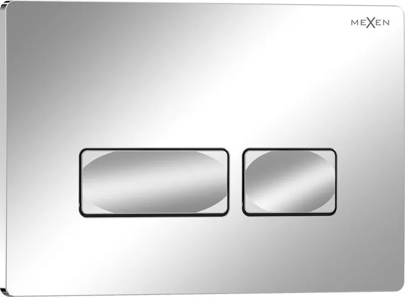 Mexen Tex 04 öblítő gomb, fényes króm - 6104-03