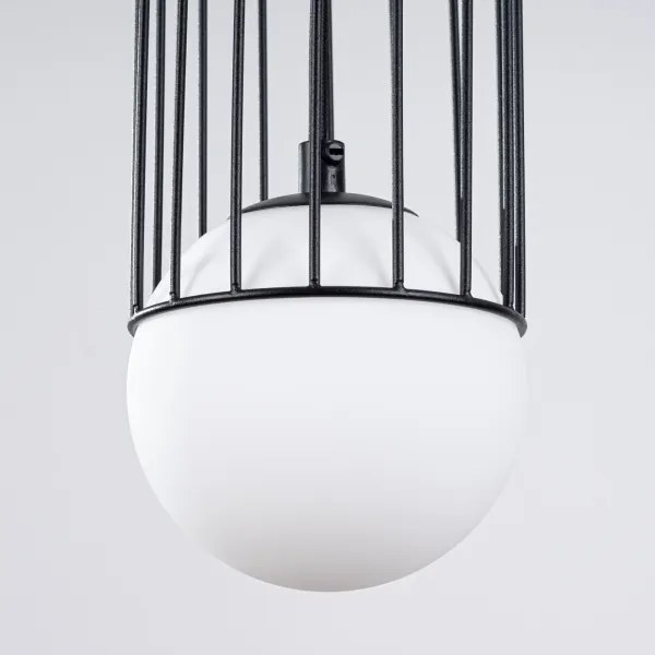 Sollux SL.1332 - Csillár zsinóron BRINA 1xG9/8W/230V fekete