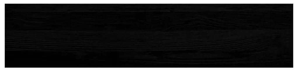 ablakpárkányok 2 db sötétbarna 90x20x2 cm tömör fa tölgyfa