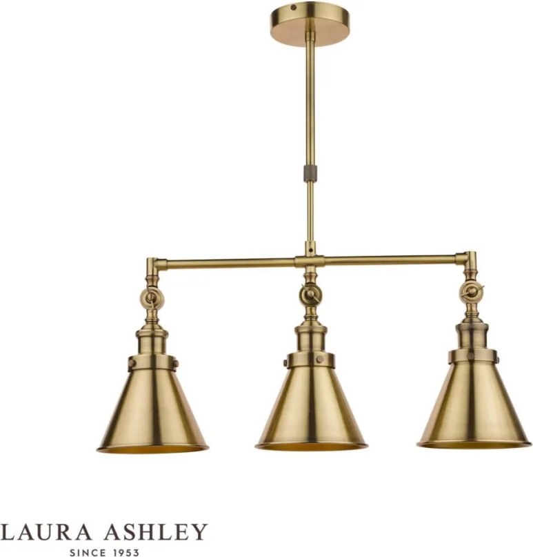 Laura Ashley Rufus 3756149-Q Függőlámpa 3x60W/E27 IP20