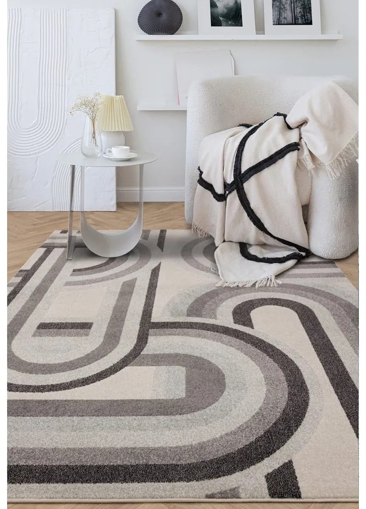 Szürkésbézs szőnyeg 200x290 cm Nova Retro Grey – Asiatic Carpets