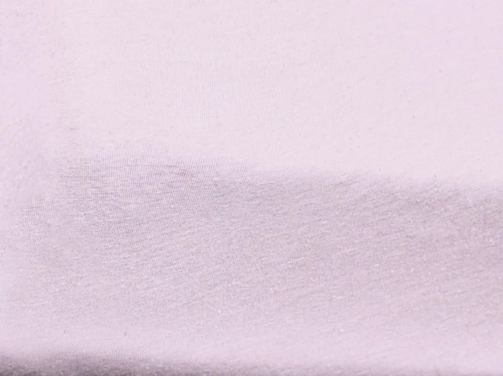 Jersey világoslila lepedő gyerekágyhoz 70 x 140 cm