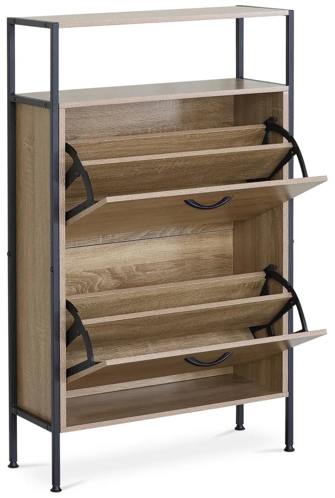 Cipősszekrény polcokkal G1007 OAK, tölgy