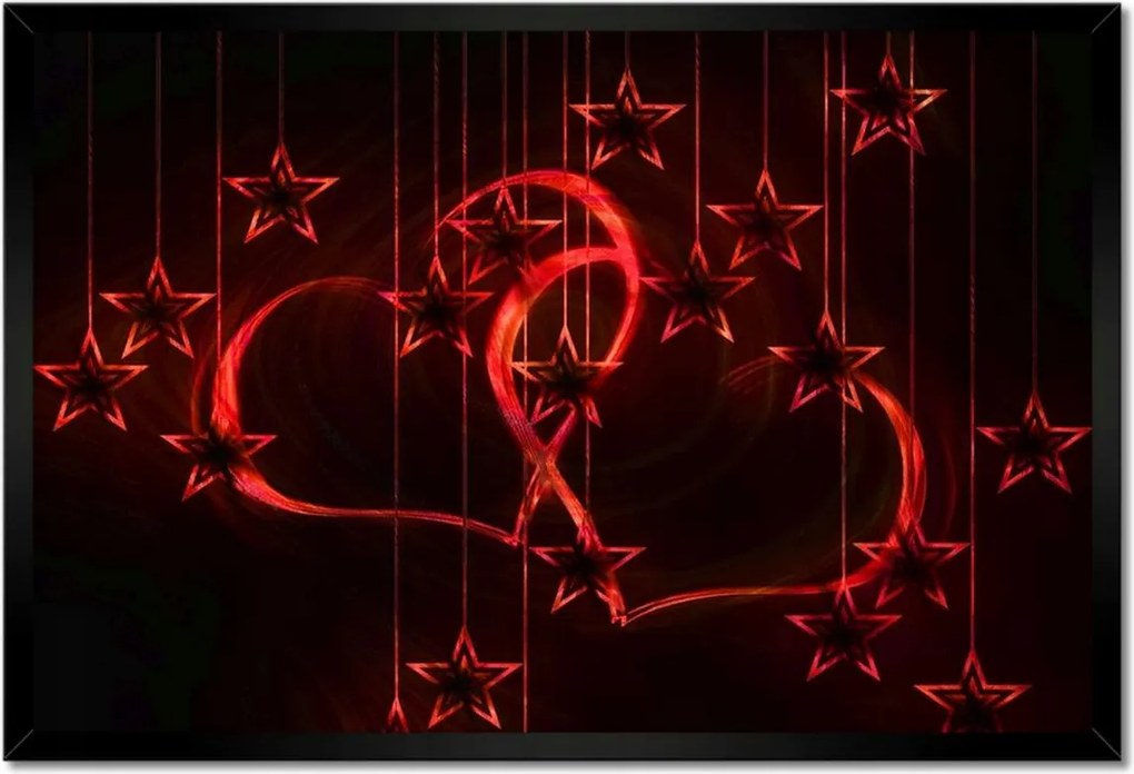 Poszterek keretben 60x40 Nőnap Ajándék Love