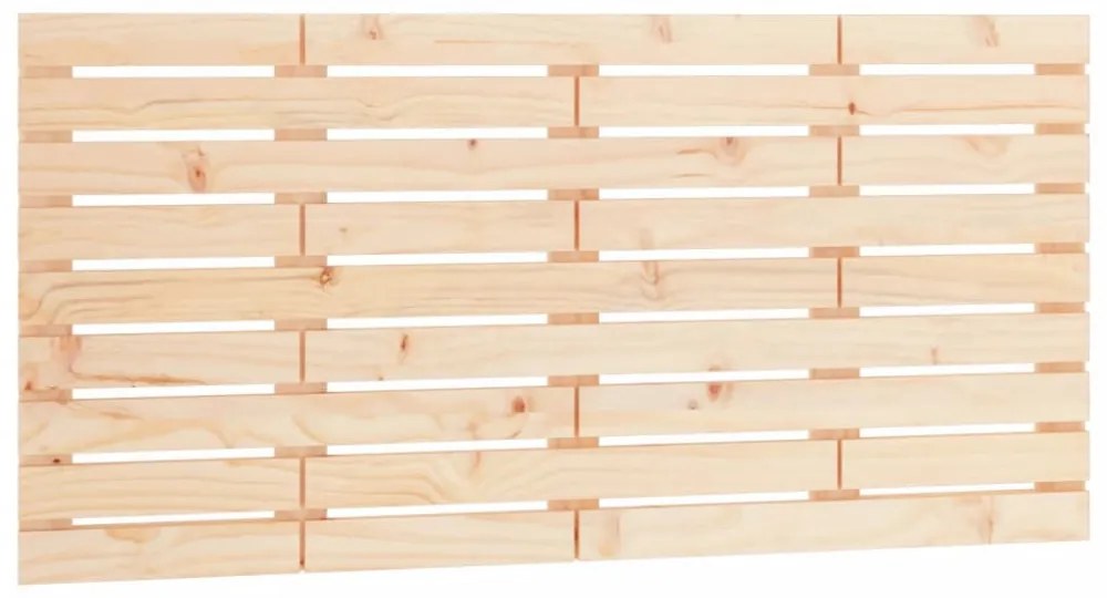tömör fenyőfa fali fejtámla 141x3x63 cm