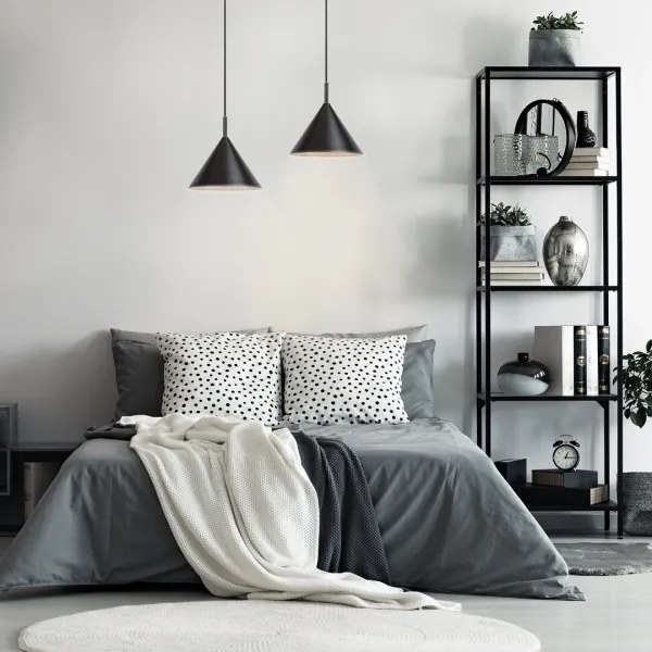 Rabalux 72007 - JAROD függeszték 1xE27/40W/230V fekete