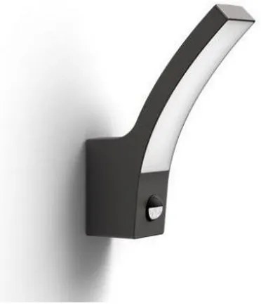 Philips-LED Kültéri fali lámpa érzékelővel SPLAY LED/12W/230V 4000K IP44