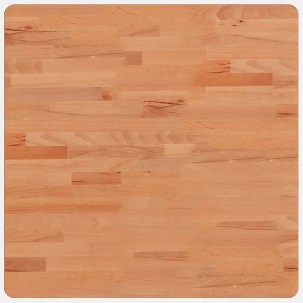 vidaXL tömör bükkfa négyzet alakú asztallap 60 x 60 x 2,5 cm