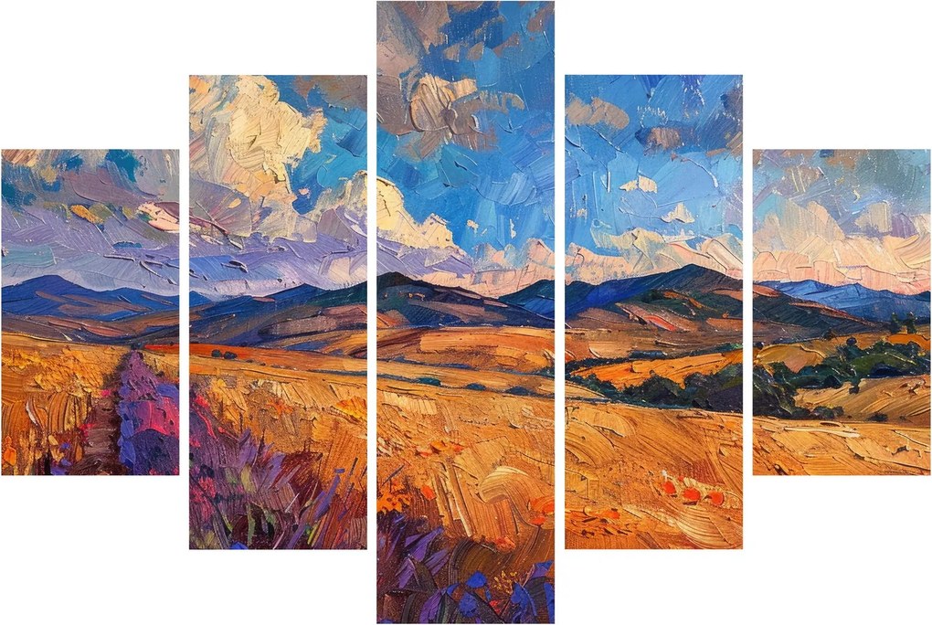 Kép - Olajfestmény tájkép (150x105 cm)