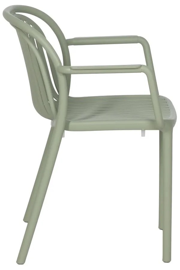 Zöld műanyag étkezőszék Alia – Ixia