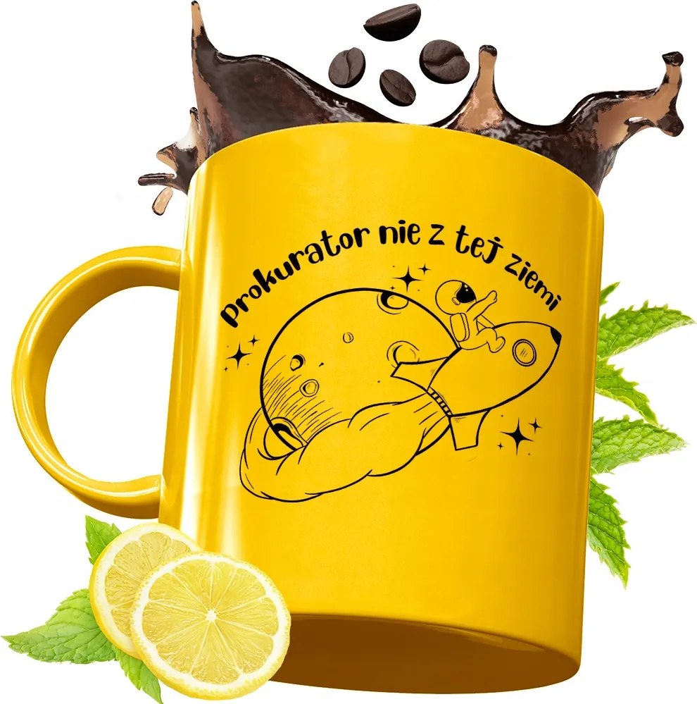 Prémium Arany Bögre Ügyésznek Ajándék Nyomtatott Fotóval