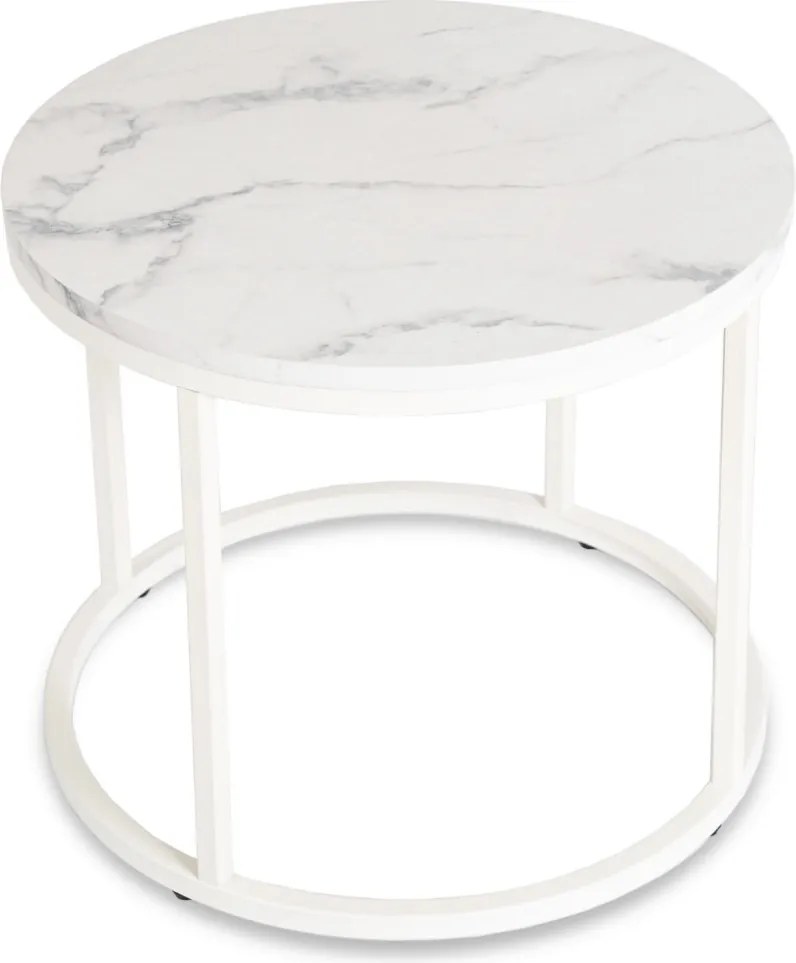 Asztal fehér márvány színben AGNES