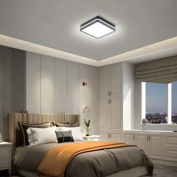 Brilagi - LED kültéri lámpatest érzékelővel BENE LED/24W/230V 26x26 cm IP54