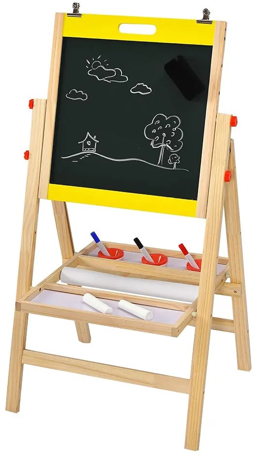 3 az 1-ben fa, gyerek rajztábla