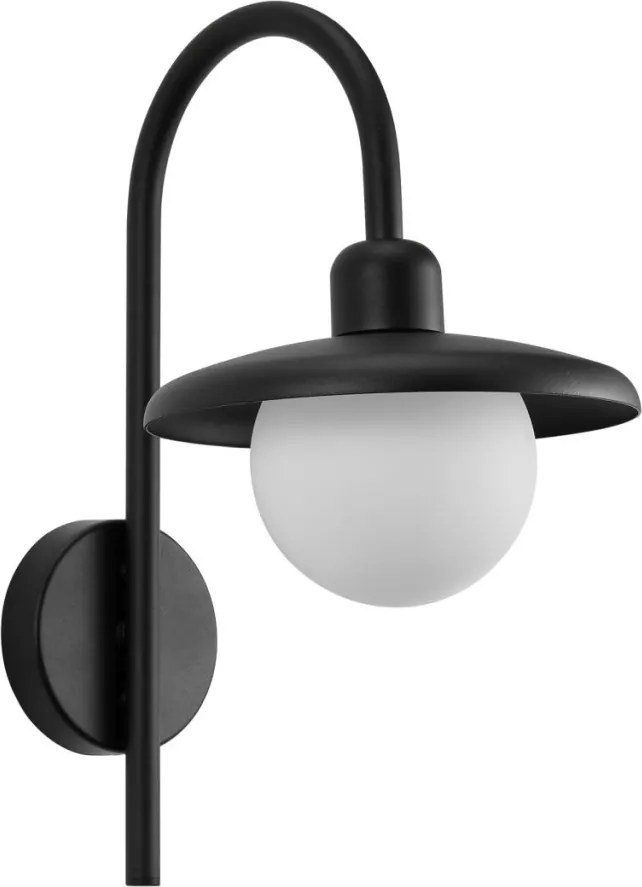 NORDLUX 2418191003 BERLO Klasszikus Kültéri Fali Lámpa Fekete E27 IP44