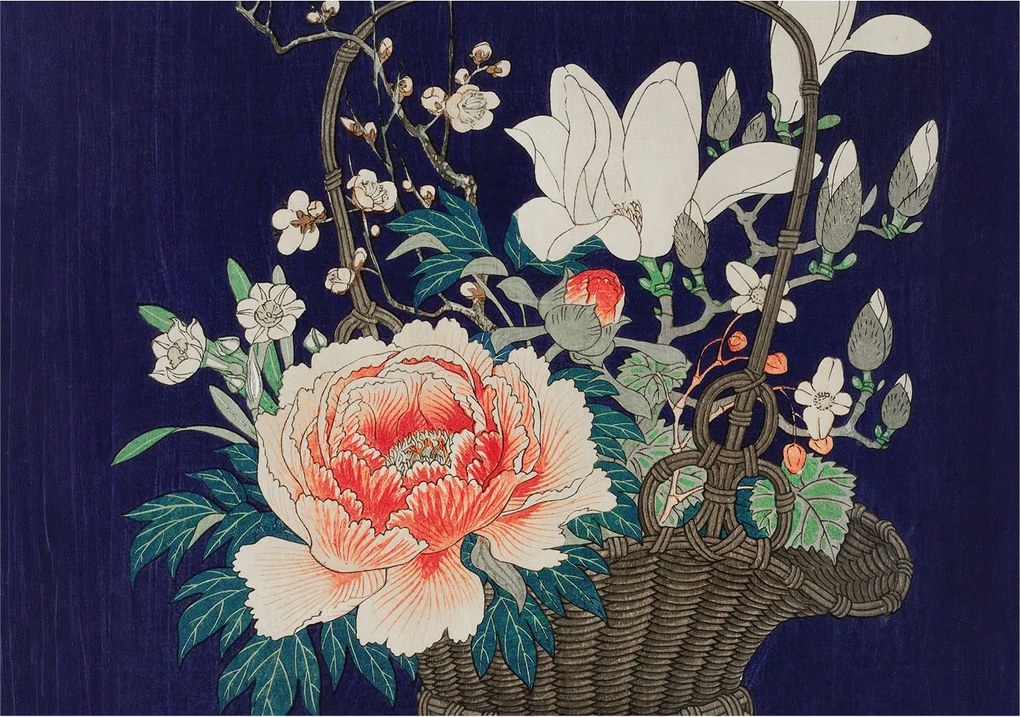 Fotótapéta Flizelin Dekoratív az irodába Virágkosár 208x146 Ragasztó