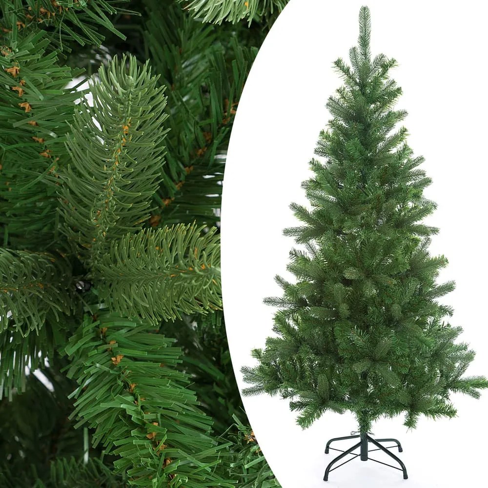 Casaria® Műkarácsonyfa 140 cm + állvány