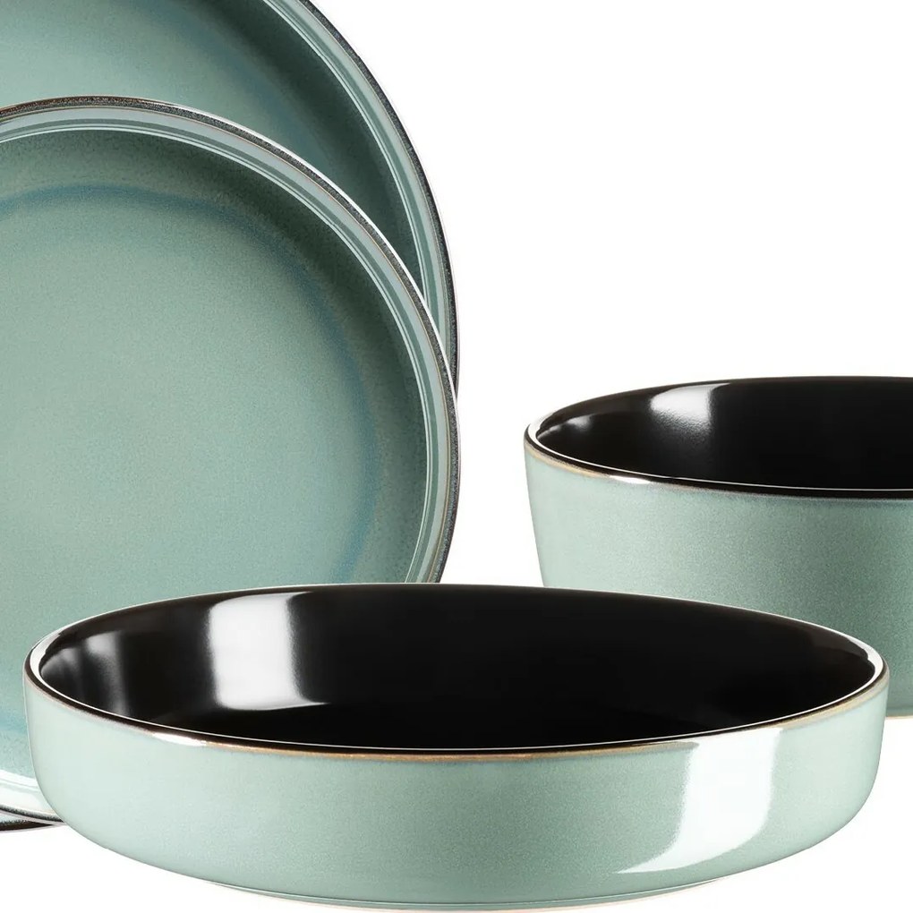 Mäser ALENIA10 db-os étkészlet , zöld