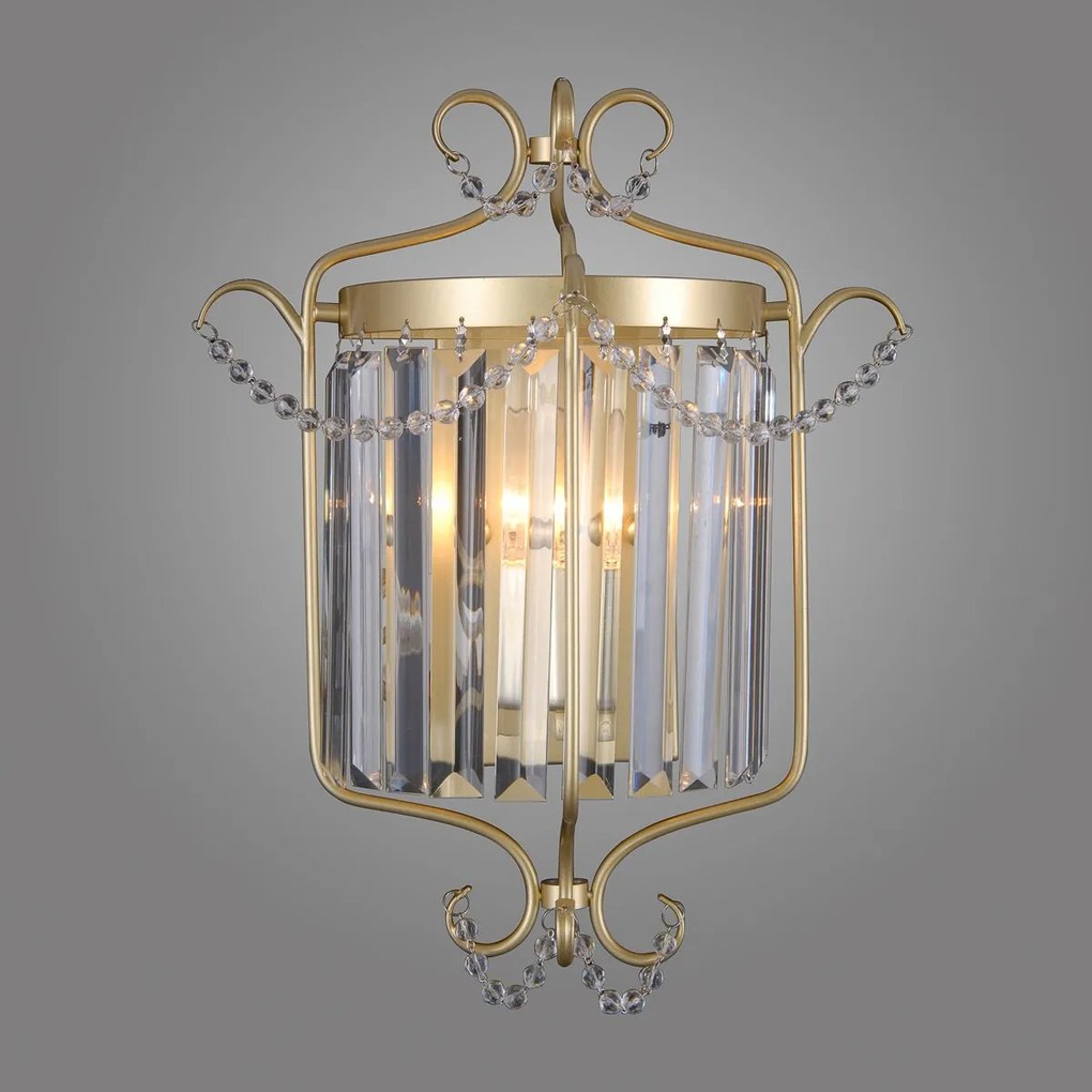 Italux glamour klasszikus kristály fali lámpa rinaldo pezsgő itxwl-33057-1-ch.g