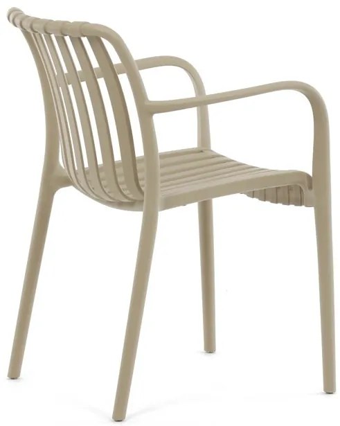 Bézs Műanyag Kerti Szék. CT-X7029 CAP