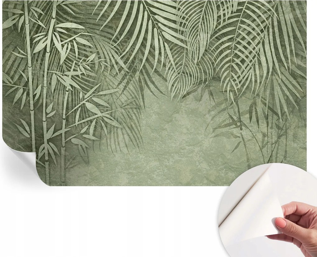 Fotótapéta Fali tapéta Hálószobába és Nappaliba Bambusz paradicsom 416x254 cm