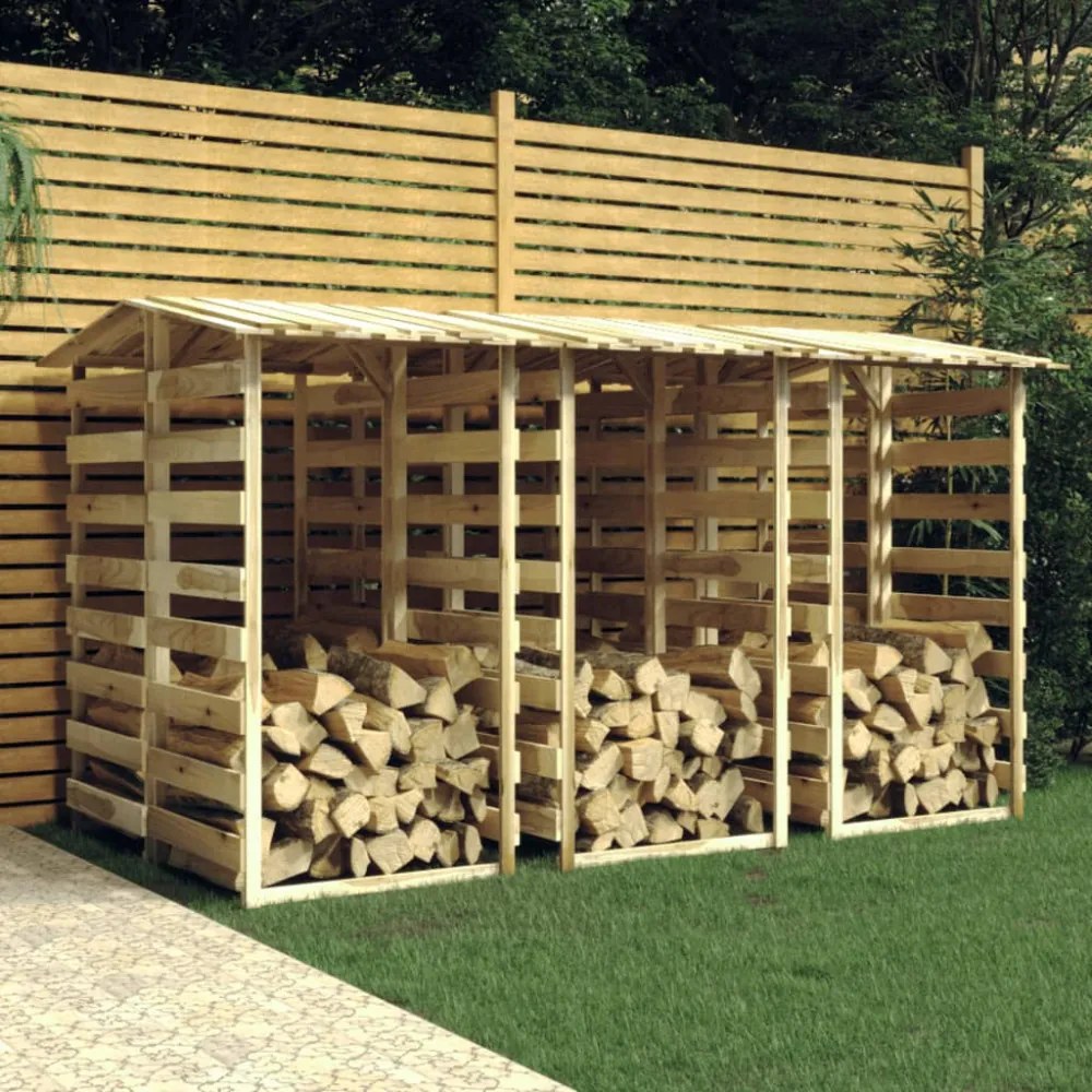 6 db impregnált fenyőfa pergola tetővel 100 x 90 x 200 cm