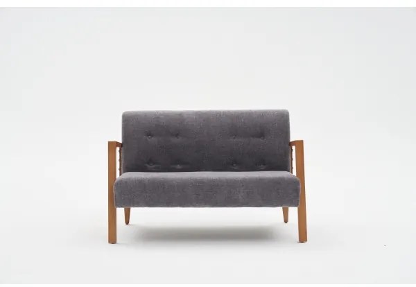 TUMI kétszemélyes szürke kanapé