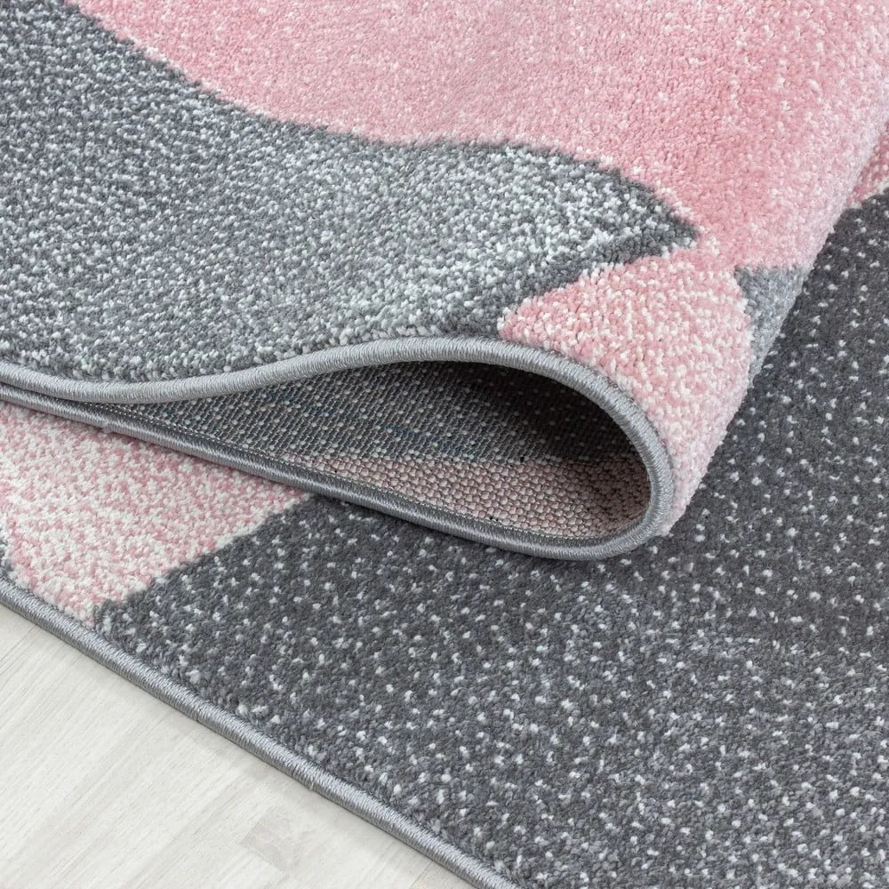 Rózsaszín-szürke futószőnyeg 80x250 cm Beta – Ayyildiz Carpets