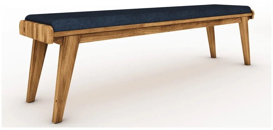 Tölgyfa pad kék ülőrésszel Retro - The Beds