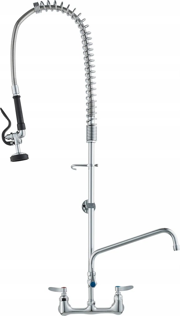 Kereskedelmi csaptelep kifolyócsővel és szórófejjel Gasztronómiai csaptelep 1110 mm