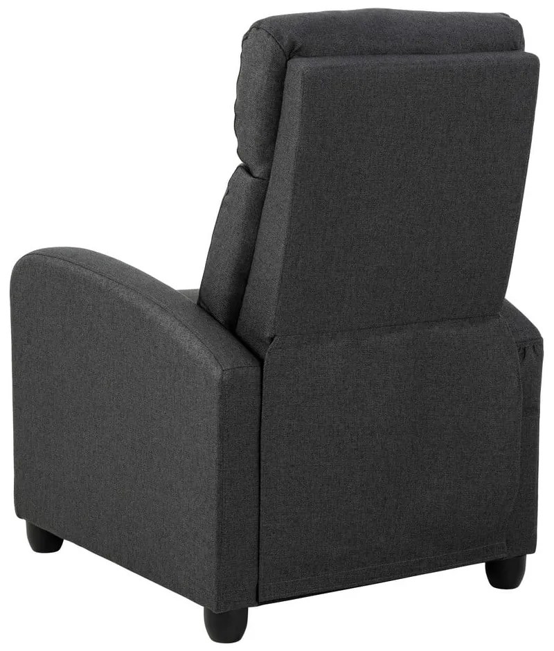 Antracitszürke relaxációs fotel Siom – Actona