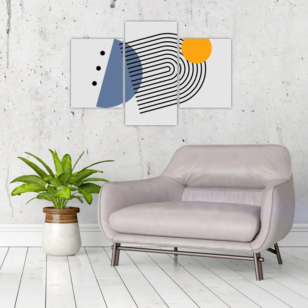 Kép - Minimalista absztrakció N⁰2 (90x60 cm)