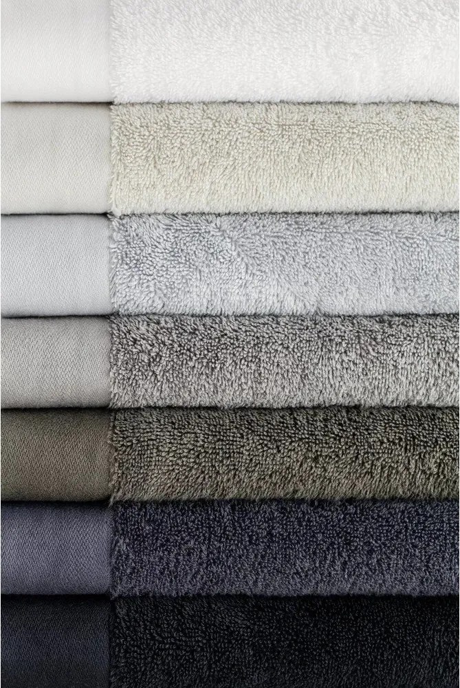 Szürke frottír bio pamut törölköző szett 2 db-os 30x50 cm Riva – Blomus