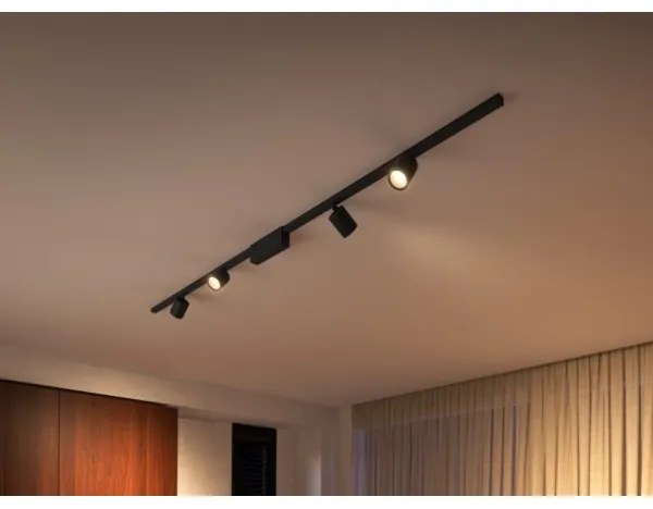 Philips-KÉSZLET 4xLED Dimmelhető lámpa sínrendszerhez Hue LED/20,8W/230V