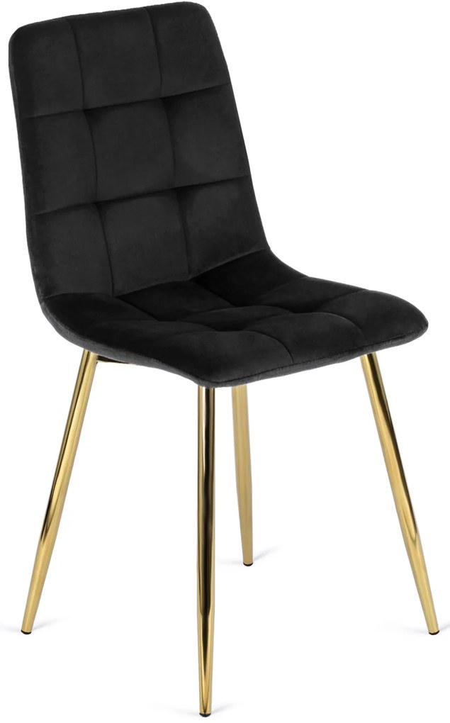 Fekete Bársony Étkezőszék. YORK