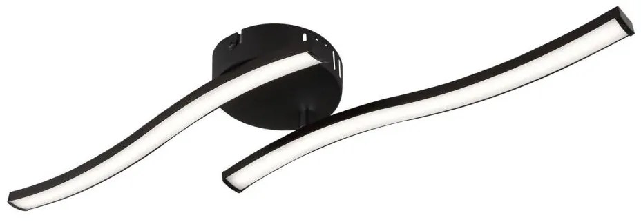 Globo 67178S - LED Felületre szerelhető csillár TYLER LED/12W/230V fekete