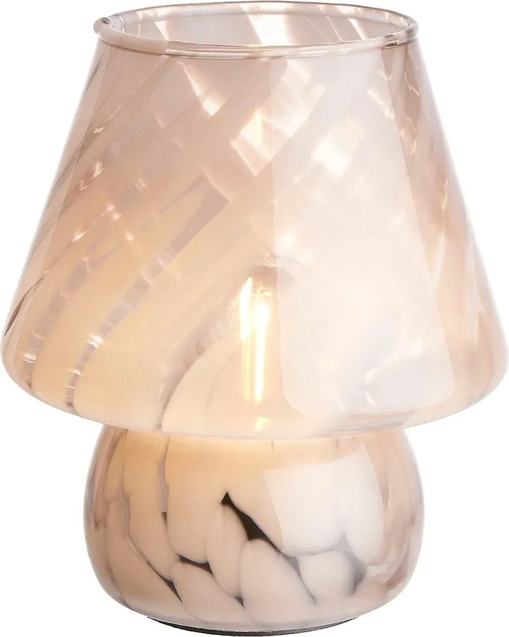 MISS MARBLE LED lámpa, bézs 16,5cm