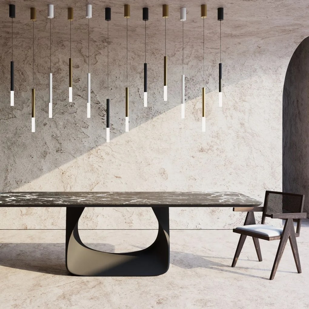 Maytoni modern függeszték pro shade fekete átlátszó mymod157pl-l6b4k1
