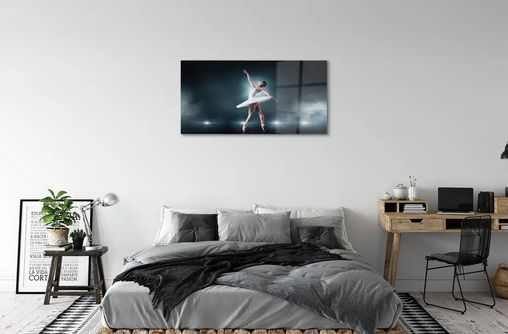 Akrilkép Fehér balett ruha nő 100x50 cm