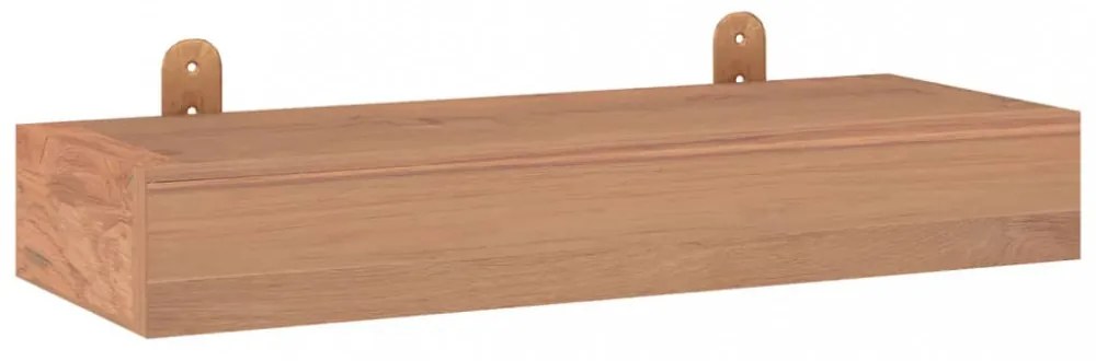 2 db tömör tíkfa falipolc 40 x 15 x 4 cm