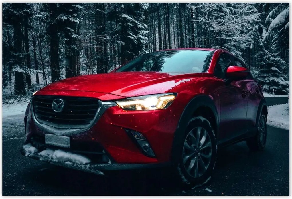 Poszterek 200x135 Piros Mazda Autó
