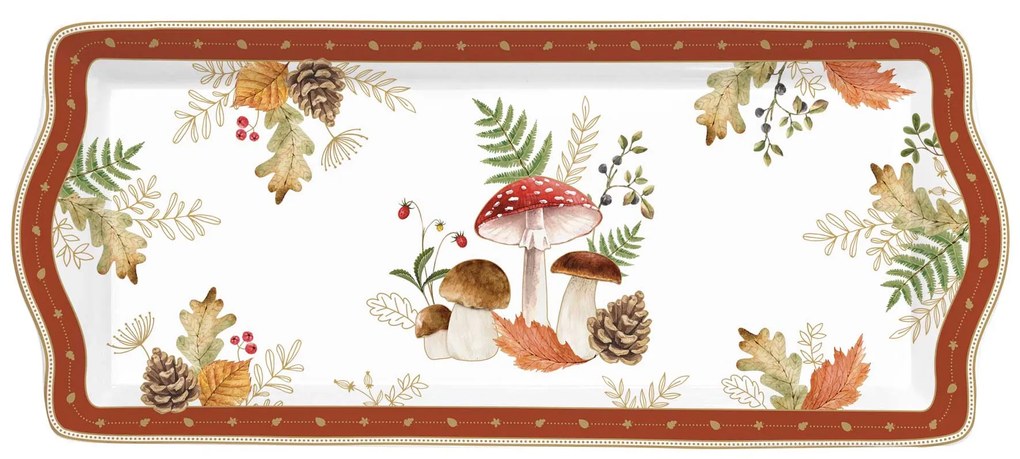 Őszi porcelán kínáló tál díszdobozban Autumn Breeze
