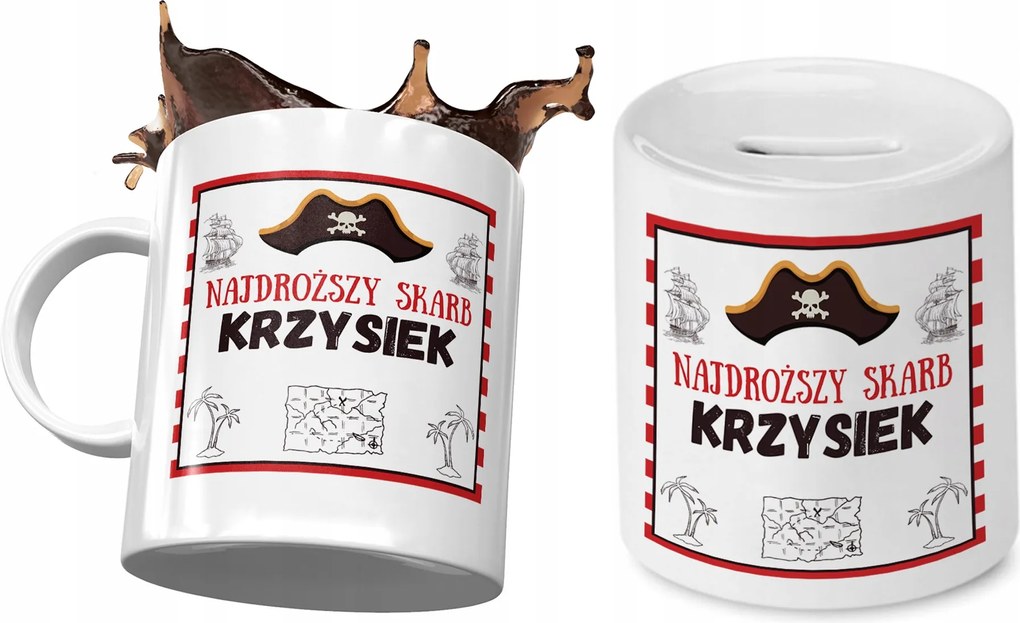 Kristóf Bögre Persely Szett Gyerekeknek Nyomtatott Fotóval