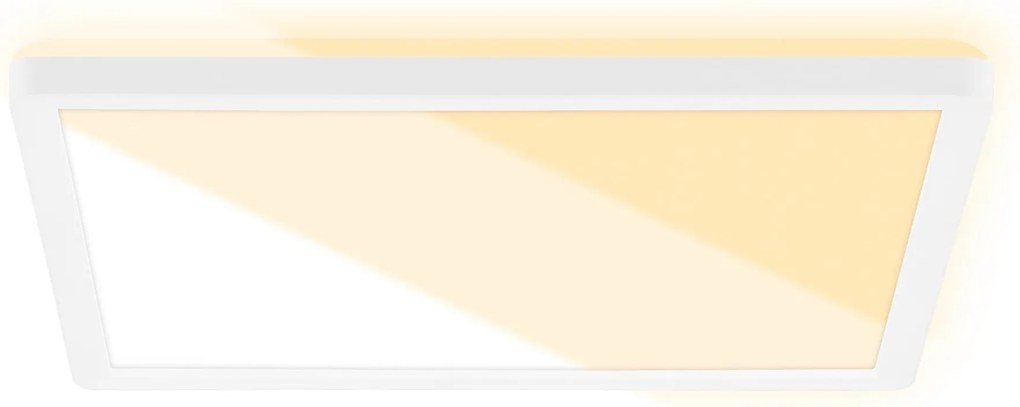 Briloner Cct Led panel, 29,3 cm, 18W, 2400lm, fehér, háttérvilágítás-effektus